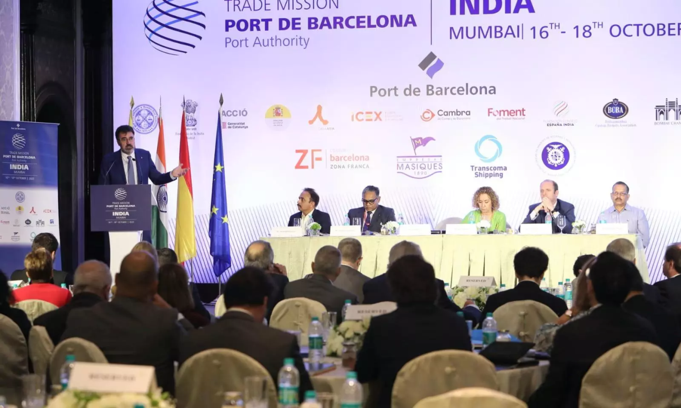 Delegation from the Port of Barcelona in Mumbai for trade mission