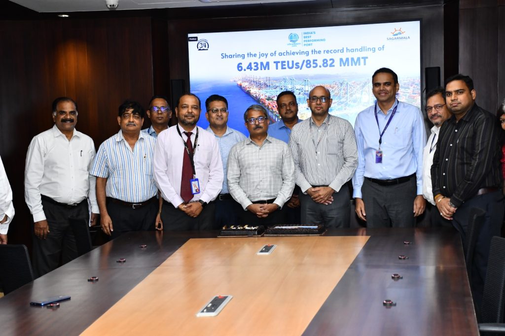 Jawaharlal Nehru Port Authority (JNPA) Achieves Record Throughput of 6.43 Million TEUs