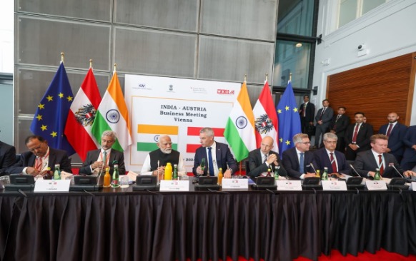 PM Modi addresses Austria-India CEOs Meeting