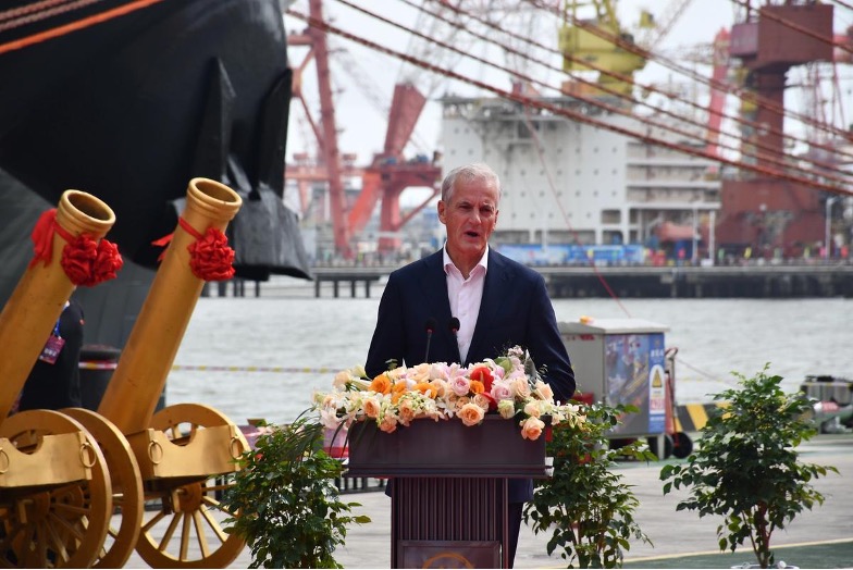 H&ouml;egh Autoliners : Norwegian Prime Minister attends Naming Ceremony of World&rsquo;s Largest and Most Environmentally Friendly Car Carrier