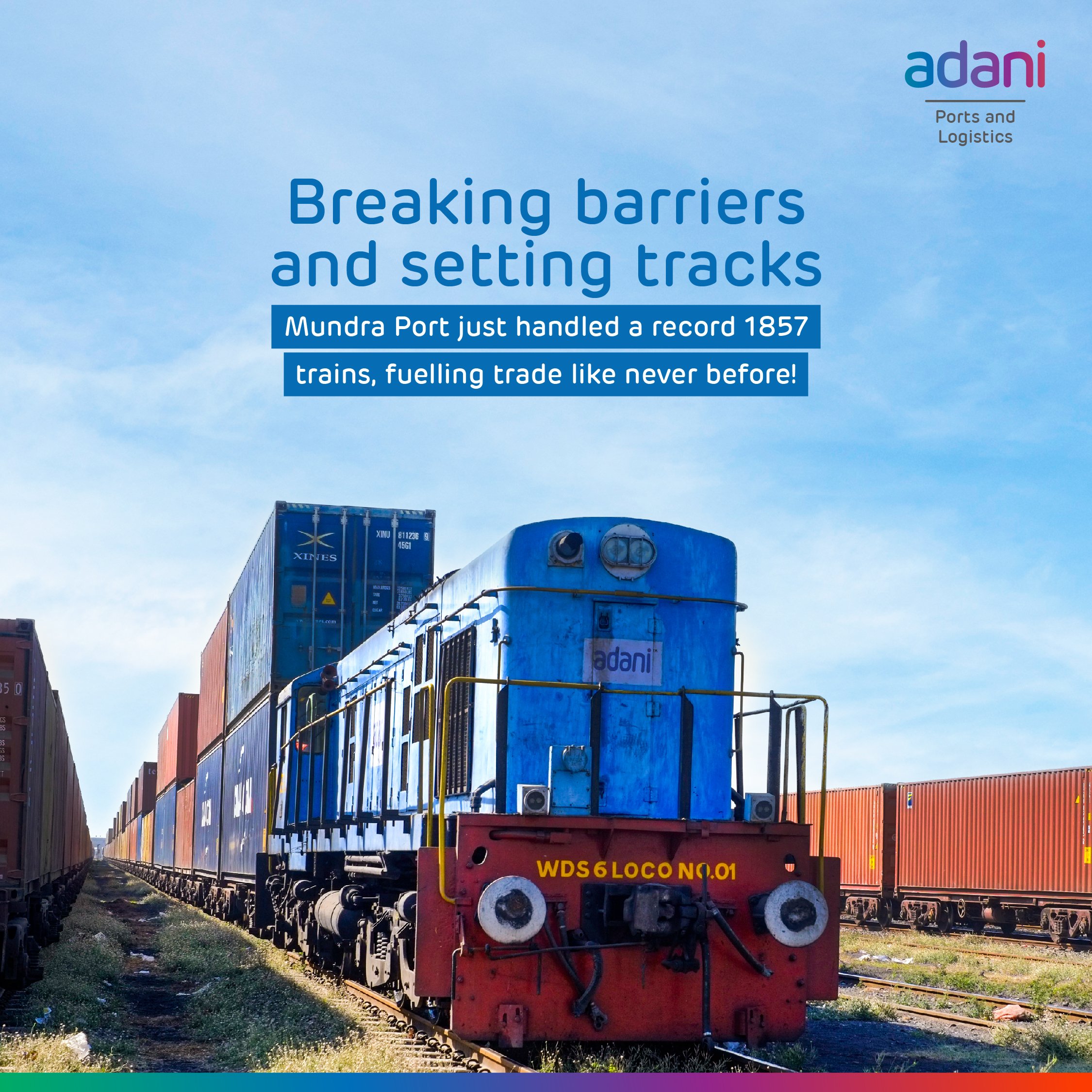Adani Ports - Mundra sets a new monthly benchmark in cargo handling in October