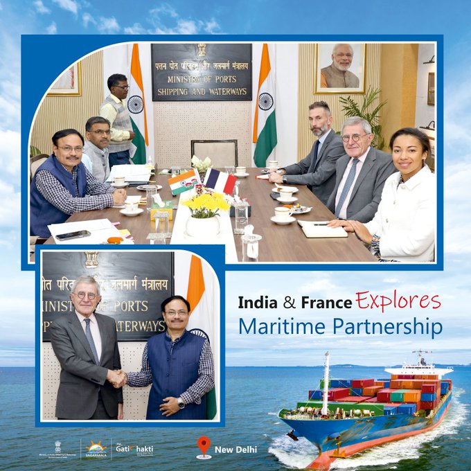 India and France strengthen Maritime Partnership