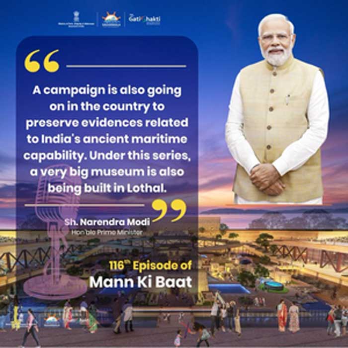 PM Modi highlights India’s Maritime history