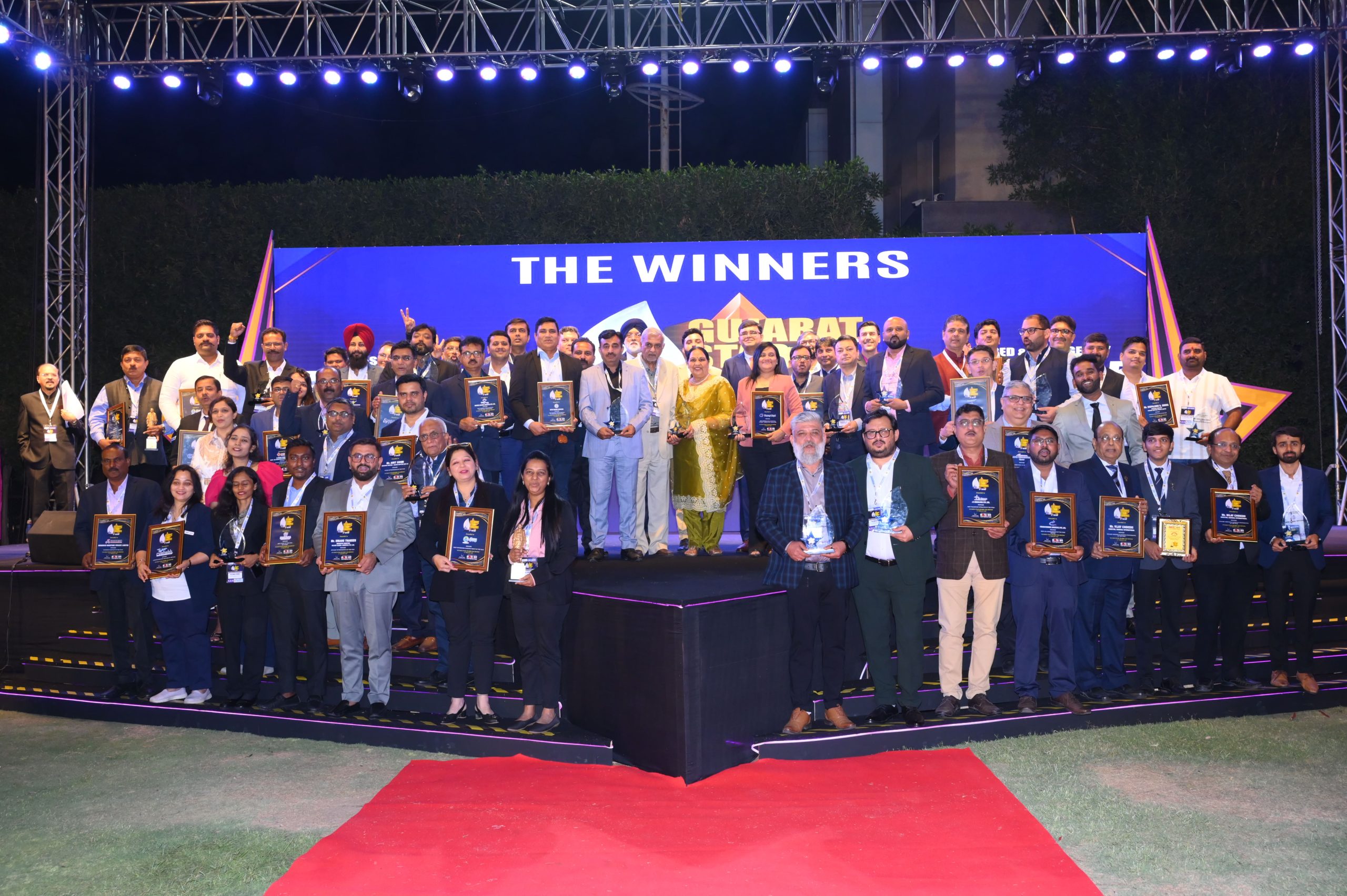 Shinning Stars of the Night - Winners at Gujarat Star Awards 2025