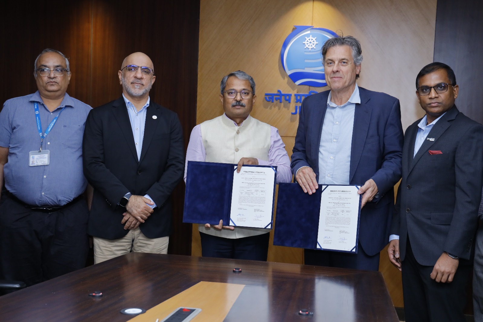 JNPA Signed an MoU with NMDC Group PJSC for the Proposed Investment of 21,000 Cr. for the Vadhvan Port Project Ltd.