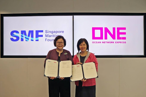 Ocean Network Express and Singapore Maritime Foundation Sign MoU to Nurture Maritime Talent
