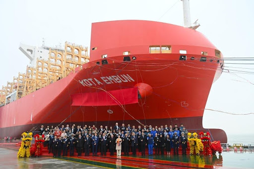 PIL advances fleet renewal with the naming of its fourth 14,000 TEU LNG Dual-Fuel Container Vessel