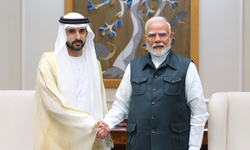 PM Modi meets Crown Prince of Dubai and reaffirms commitment to strengthen India-UAE Ties