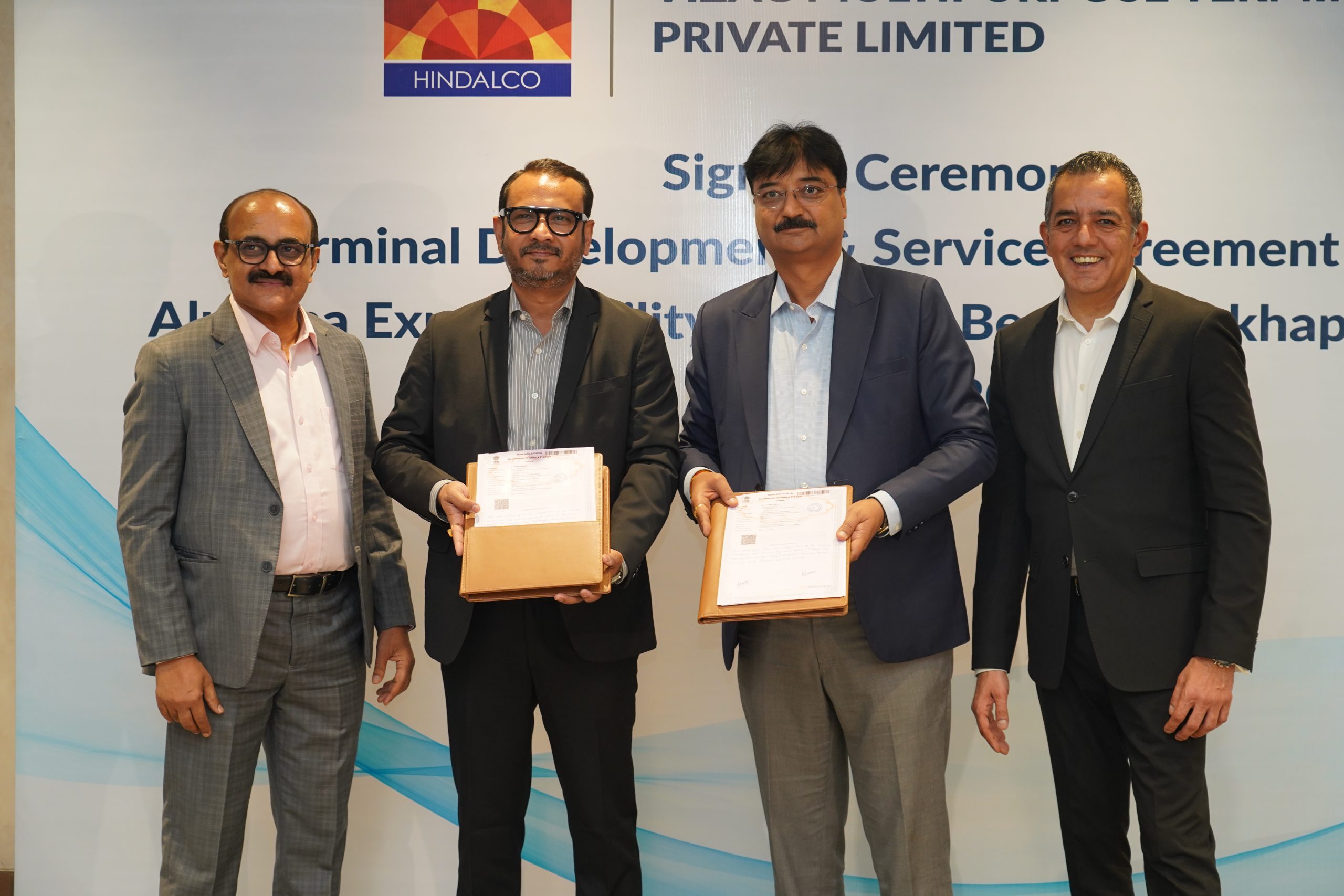 Vizag Multipurpose Terminal Joins Hands with Hindalco to Build India&rsquo;s First Fully-Automated, Sustainable Alumina Handling Terminal at Visakhapatnam Port