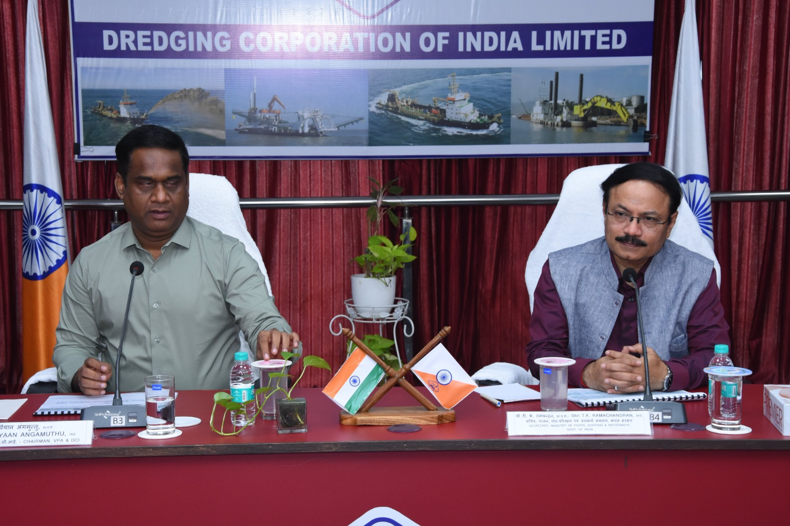 T.K.Ramachandran, MoPSW Secretary reviews operation of DCIL