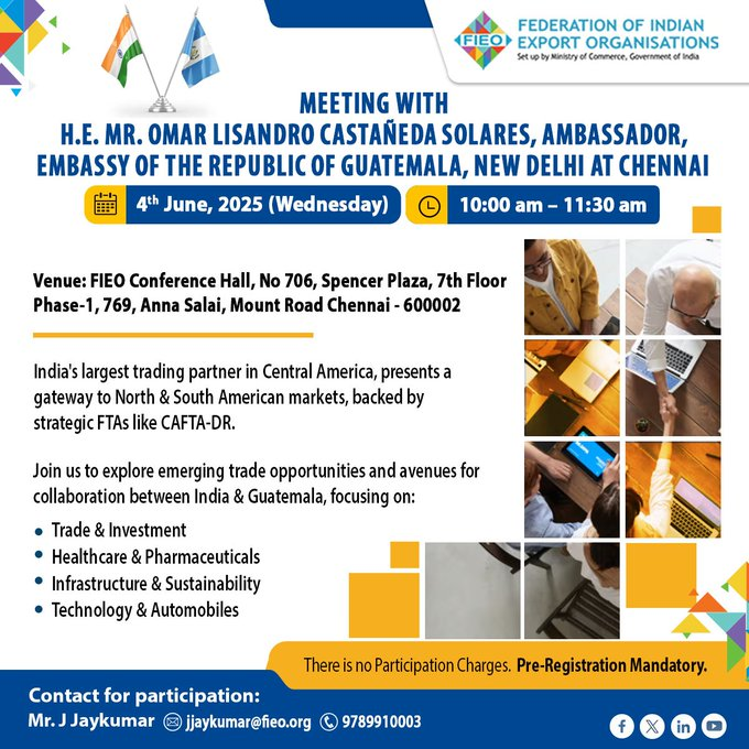 President of Paraguay&rsquo;s visit to India poised to boost India-MERCOSUR Trade and Investment ties: FIEO President