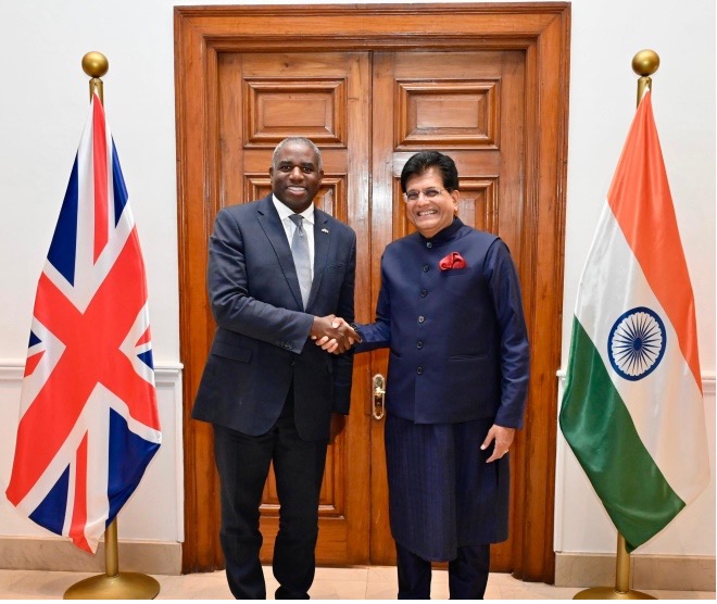 &lsquo;Had a fruitful meeting&rsquo;: Piyush Goyal, UK&rsquo;s David Lammy discuss India-UK FTA, bilateral trade boost
