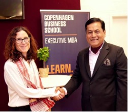 Sarbananda Sonowal addresses Blue MBA Cohort at Copenhagen Business School (CBS) on India&rsquo;s Growth & Green Vision