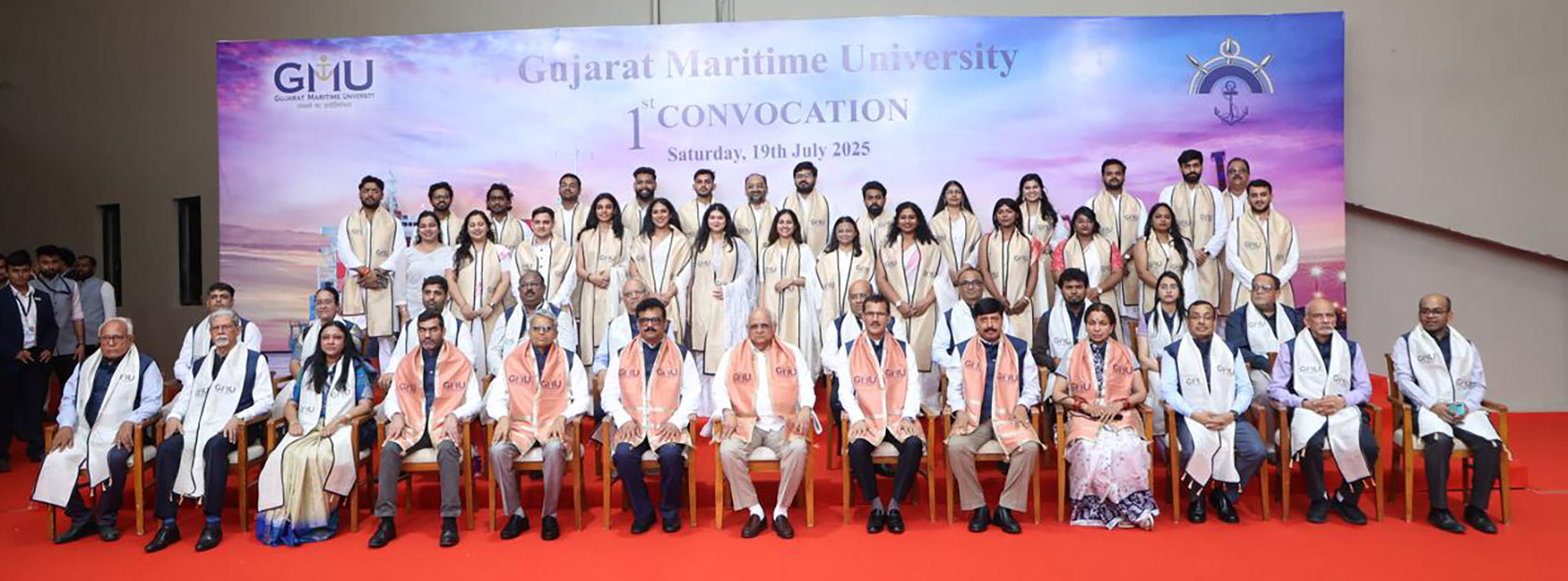 PM Modi&rsquo;s Visionary Maritime Mission Reflected in Gujarat Maritime University&rsquo;s First Convocation Event