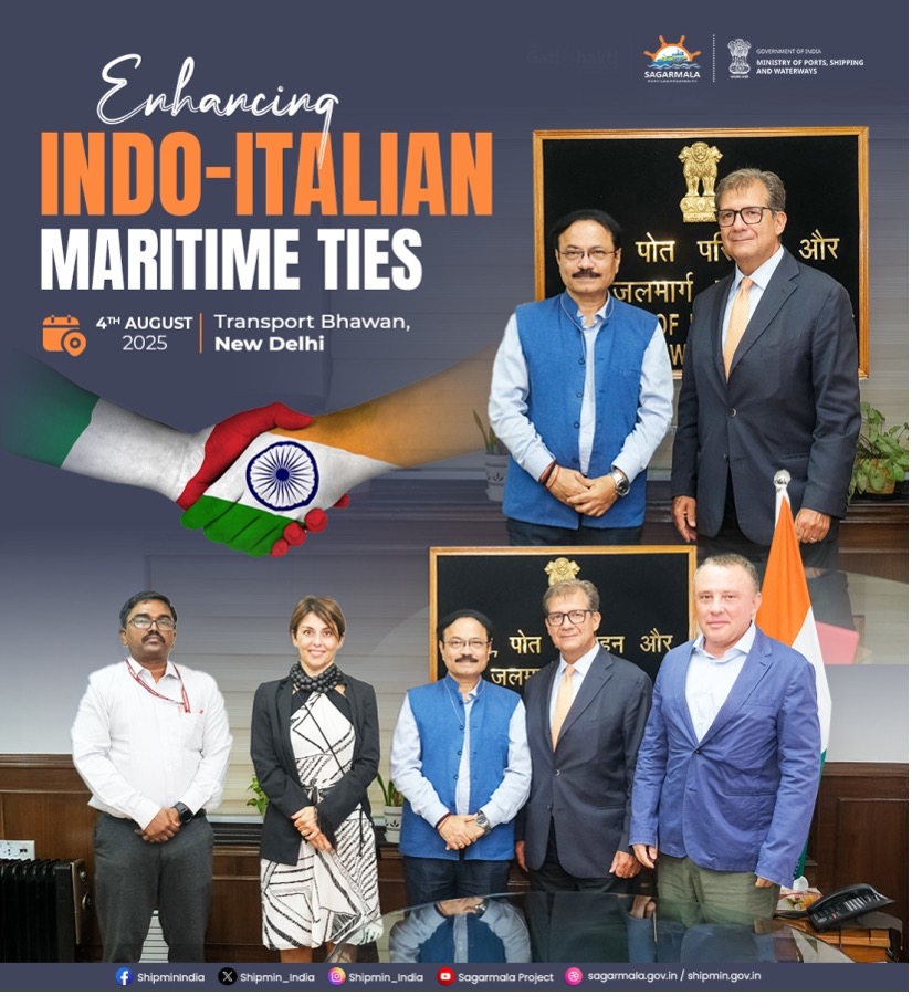 Secretary, MoPSW deliberates&nbsp;with&nbsp;H.E. Ambassador Francesco Maria Tal&ograve;, Special Envoy for IMEC&nbsp;to explore Joint Opportunities